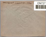 Deutsches Reich W 22 auf Brief Einzelfrankatur #ON727