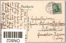 Ak Schönberg Kriegerdenkmal, Siemzerstrasse 1903 #ON802