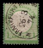 Deutsches Reich 23 a gestempelt geprüft Sommer BPP, leichte Mängel #OK683