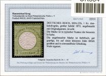 Deutsches Reich 23 b mit Falz Befund Krug BPP #OK684