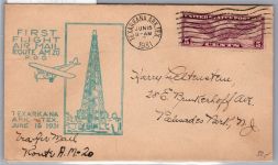 USA Erstflug 321 auf Brief 15. Juni 1931 #ON827