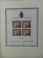 Liechtenstein sauber ** Sammlung 1912-2015, über 8000 € in 4 Safe-Alben #LZ812