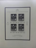 Liechtenstein sauber ** Sammlung 1912-2015, über 8000 € in 4 Safe-Alben #LZ812