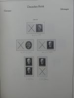 Deutsches Reich Vordruck Zusammendrucke, leer im KA-BE Album #LZ817