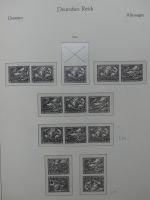 Deutsches Reich Vordruck Zusammendrucke, leer im KA-BE Album #LZ817