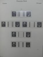 Deutsches Reich Vordruck Zusammendrucke, leer im KA-BE Album #LZ817