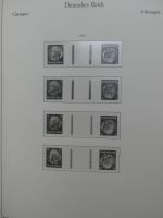 Deutsches Reich Vordruck Zusammendrucke, leer im KA-BE Album #LZ817