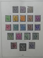 BRD Bund und etwas Bi-Zone gest. besammelt im Lindner-Album #LZ827