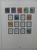 BRD Bund und etwas Bi-Zone gest. besammelt im Lindner-Album #LZ827