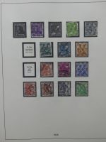 BRD Bund und etwas Bi-Zone gest. besammelt im Lindner-Album #LZ827