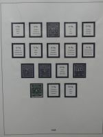 BRD Bund und etwas Bi-Zone gest. besammelt im Lindner-Album #LZ827