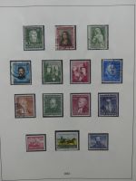 BRD Bund und etwas Bi-Zone gest. besammelt im Lindner-Album #LZ827