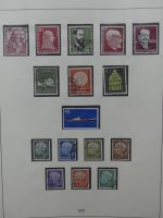 BRD Bund und etwas Bi-Zone gest. besammelt im Lindner-Album #LZ827