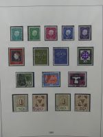 BRD Bund und etwas Bi-Zone gest. besammelt im Lindner-Album #LZ827