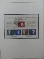 BRD Bund und etwas Bi-Zone gest. besammelt im Lindner-Album #LZ827