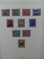 BRD Bund und etwas Bi-Zone gest. besammelt im Lindner-Album #LZ827