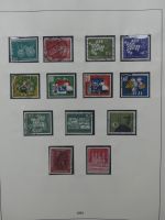 BRD Bund und etwas Bi-Zone gest. besammelt im Lindner-Album #LZ827