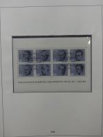 BRD Bund und etwas Bi-Zone gest. besammelt im Lindner-Album #LZ827