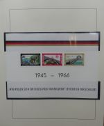 BRD Bund und etwas Bi-Zone gest. besammelt im Lindner-Album #LZ827