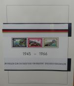 BRD Bund und etwas Bi-Zone gest. besammelt im Lindner-Album #LZ827