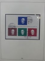 BRD Bund und etwas Bi-Zone gest. besammelt im Lindner-Album #LZ827