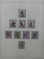 BRD Bund und etwas Bi-Zone gest. besammelt im Lindner-Album #LZ827