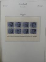 BRD Bund dual besammelt aber auch ohne Gummi im Einsteck-Album #LZ829