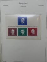 BRD Bund dual besammelt aber auch ohne Gummi im Einsteck-Album #LZ829