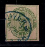 Hannover 20 gestempelt mit Reihenzähler, Attest Jäschke #OO402