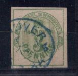 Hannover 20 gestempelt mit Reihenzähler, Attest Jäschke #OO402