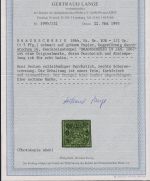 Braunschweig 10 B gestempelt Attest Lange BPP #OO417