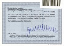 Deutsches Reich 54 b postfrisch Befund Jäschke BPP #OO452