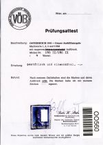 Österreich 693 II- 696 II postfrisch Fotoattest Sturzeis VÖB #OO560