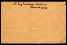 Deutsches Reich 539 y HAN auf Brief Einschreiben #OO217