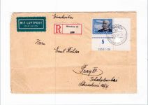 Deutsches Reich 539 y HAN auf Brief Einschreiben #OO217