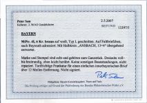AD Bayern 4 I auf Brief Einzelfrankatur #OO230