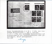 BRD Bund ZD WZ 15b X, W 23 Y I + II auf Brief Einschreiben #OO333