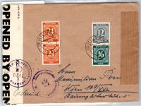 Alliierte Besetzung S 294, 925 auf Brief mit Zensurstempel #OO337