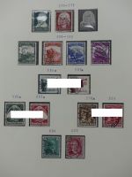 Deutsches Reich dual teilbesammelt im Lindner-Album #LZ884