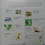 Motiv- Fußball kleine Sammlung zur WM im Post Binder #LZ905