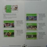 Motiv- Fußball kleine Sammlung zur WM im Post Binder #LZ905