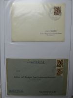 Deutschland nach 1945 guter Belege-Posten im Binder #LZ920