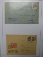 Deutschland nach 1945 guter Belege-Posten im Binder #LZ920