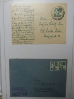 Deutschland nach 1945 guter Belege-Posten im Binder #LZ920