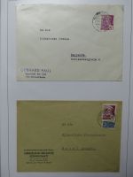 Deutschland nach 1945 guter Belege-Posten im Binder #LZ920