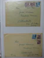 Deutschland nach 1945 guter Belege-Posten im Binder #LZ920