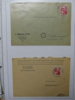 Deutschland nach 1945 guter Belege-Posten im Binder #LZ920