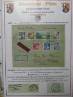 Deutschland nach 1945 guter Belege-Posten im Binder #LZ920