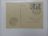 Deutschland nach 1945 guter Belege-Posten im Binder #LZ920
