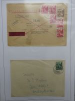 Deutschland nach 1945 guter Belege-Posten im Binder #LZ920